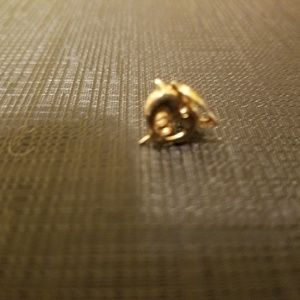 Gold dolphin earrings